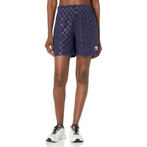 imageUmbro Womens Checkered ShortNavy Blue