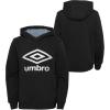 imageUmbro Mens Classic Logo HoodieBlack  White