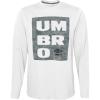 imageUmbro Mens Camo Box Long Sleeve TeeWhtBlk