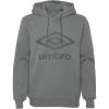 imageUmbro Mens Classic Logo HoodieSageClimbing Ivy