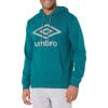 imageUmbro Mens Classic Logo HoodieStormSage