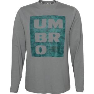 imageUmbro Mens Camo Box Long Sleeve TeeSage Storm