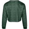 imageUmbro Womens Long Sleeve Boxy VNeckDark IvyEgret