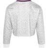 imageUmbro Womens Long Sleeve Boxy VNeckWhite  Black