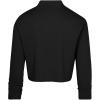 imageUmbro Womens Loose Knit Waffle Long SleeveBlack Beauty