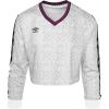 imageUmbro Womens Long Sleeve Boxy VNeckWhite  Black