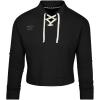 imageUmbro Womens Loose Knit Waffle Long SleeveBlack Beauty