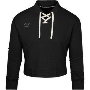 imageUmbro Womens Loose Knit Waffle Long SleeveBlack Beauty