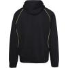 imageUmbro Mens Panelled Long Sleeve HoodieBlack Red Dahlia Antique Gold