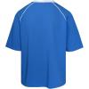 imageUmbro Mens Panelled Short Sleeve Mesh TShirtClassic Blue Brillant White