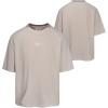 imageUmbro Mens Panelled Short Sleeve Mesh TShirtPelican Moon Rock Brillant White