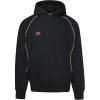 imageUmbro Mens Panelled Long Sleeve HoodieBlack Red Dahlia Antique Gold