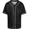 imageUmbro Mens Relaxed Button Front Bb ShirtBlack  White