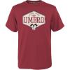 imageUmbro Mens Shield Short Sleeve Sport TShirtRed DahliaEgret
