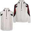 imageUmbro Mens Zip Off Sleeve Wind JacketBrillant White Black Red Dahlia