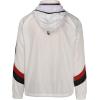 imageUmbro Mens Zip Off Sleeve Wind JacketBrillant White Black Red Dahlia