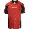 imageUmbro Mens Panelled Raglan ShirtRed Dahlia  Black  Antique Gold