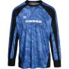imageUmbro Mens Printed Long Sleeve JerseyClassic Blue Black