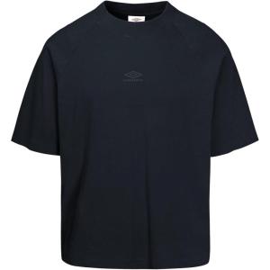 imageUmbro Mens Washed High Neck Boxy TShirtBlack