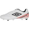 imageUmbro Boys Classico 13 Fg Jr Soccer CleatWhiteBlackRed