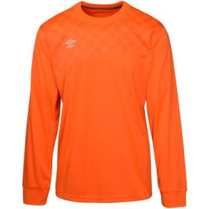 imageUmbro Mens Adult Check Goalkeeper JerseyShocking Orange