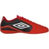 imageUmbro Mens Classico 12 Indoor Soccer ShoeRedWhiteBlack