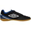 imageUmbro Mens Classico 13 Indoor Soccer ShoeBlackWhiteRoyal