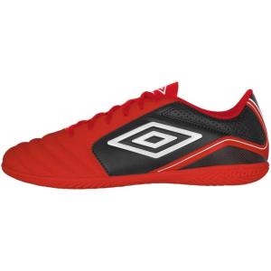 imageUmbro Mens Classico 12 Indoor Soccer ShoeRedWhiteBlack