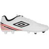 imageUmbro Mens Classico 13 Fg Soccer CleatWhiteBlackRed