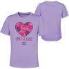 imageUmbro Girls Love The Game Short Sleeve TeeDigital PurpleDusted Grape