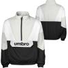 imageUmbro Girls Pullover 12 Zip JacketBlack BeautyWhite