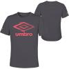 imageUmbro Girls Speed Short Sleeve TeeAsphaltBlush