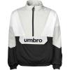 imageUmbro Girls Pullover 12 Zip JacketBlack BeautyWhite