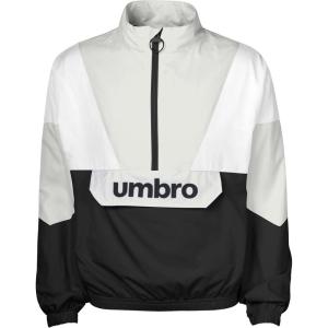 imageUmbro Girls Pullover 12 Zip JacketBlack BeautyWhite