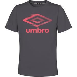 imageUmbro Girls Speed Short Sleeve TeeAsphaltBlush