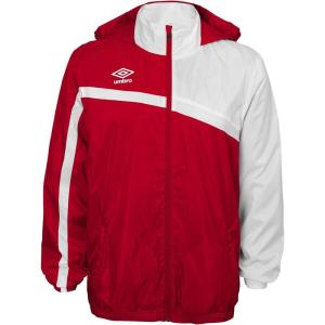imageUmbro Mens Woven Waterproof Jacket Color OptionsRedWhite