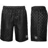 imageUmbro Boys Checkerboard Short YouthBlack BeautyWhite