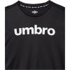 imageUmbro Boys Training Short Sleeve ShirtBlack BeautyWhite