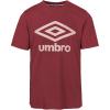 imageUmbro Boys Graphic TShirtRed DahliaPeach Whip