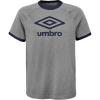 imageUmbro Boys Lifestyle Logo TeeMedium Grey HeatherDark Navy
