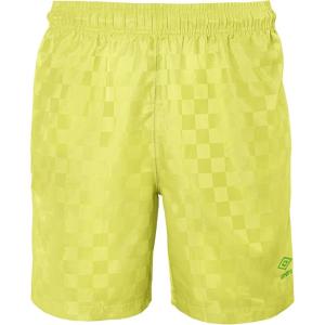 imageUmbro Boys Checkerboard ShortSunny LimeGreenshot