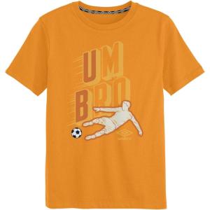 imageUmbro Boys Graphic TShirtBright MarigoldRay Flower