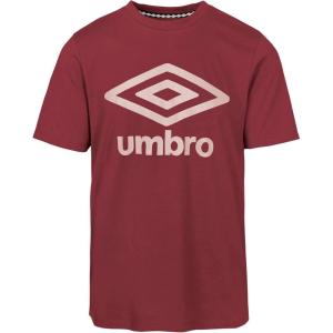 imageUmbro Boys Graphic TShirtRed DahliaPeach Whip