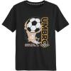 imageUmbro Boys Graphic TShirtBlack  White