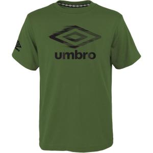 imageUmbro Boys Logo Speed Short Sleeve TeeHerbBlack Beauty