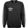 image:imageUmbro mens Check Tape CrewBlack BeautyWhite