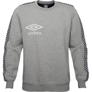 image:imageUmbro mens Check Tape CrewMedium Heather GreyBlack Beauty