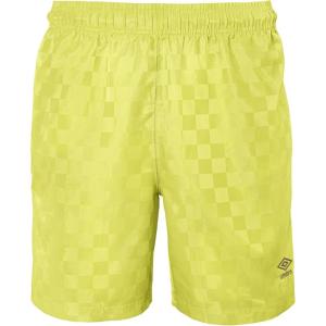 image:imageUmbro Mens Checkerboard ShortSunny LimeBurnt Olive