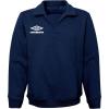 image:imageUmbro Mens Heavyweight Fleece Retro Drill Top Color OptionsNavyWhite