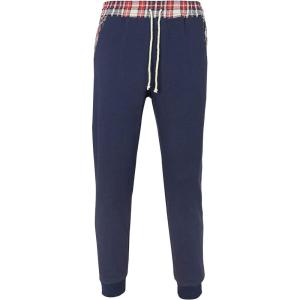 image:imageUmbro Mens Tartan Fleece Heavyweight Pants NavyVermillionNavyVermillion